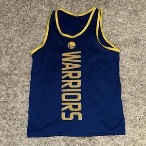 Warriors Blue and Yellow Men's Basketball Jersey